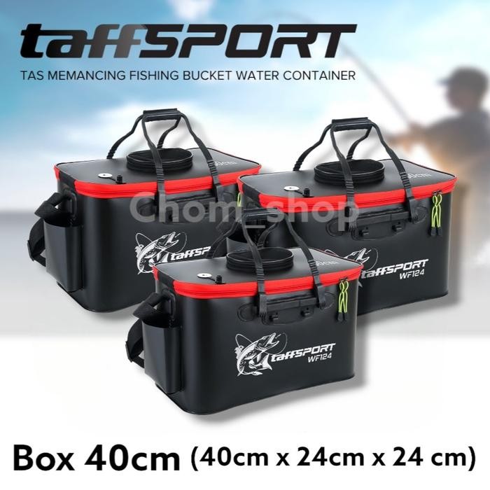 Tas Pancing 40Cm/Box Umpan/Box Umpan Pancing/Box Lipat Pancing/Kotak Umpan Udang Idup/Pancing