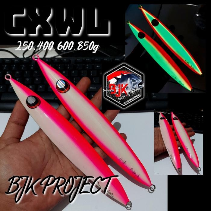 Umpan Pancing Metal Jig Cxwl 250,400,600,850G Full Gid