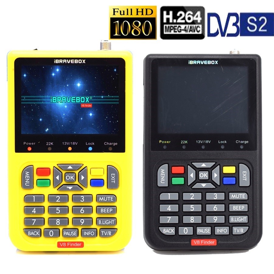 Top V8 Finder Digital Satellite Finder 3.5 inch LCD Satellite Finder Digital Satellite Signal Finder