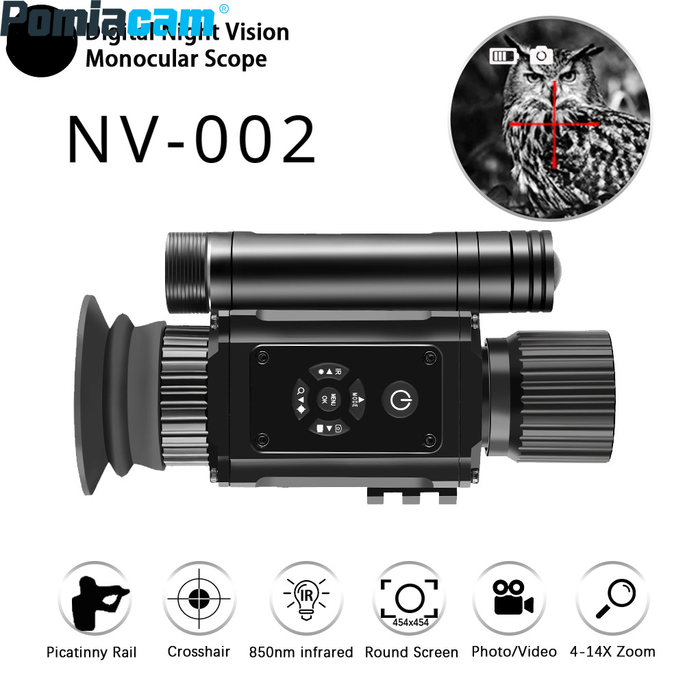 NV-002 Infrared Monocular Multiple Image Mode Crosshair Hunting Night Sight Scope Tiny Digital Night