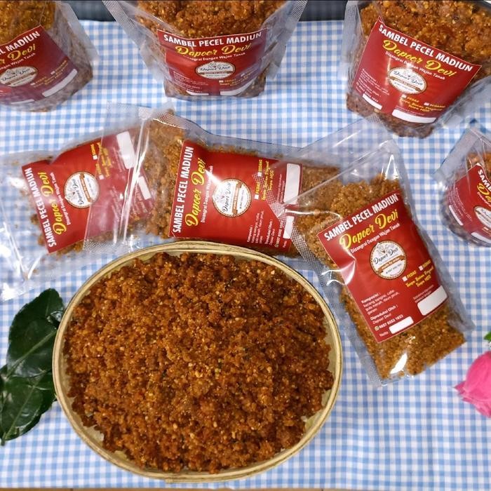 

New 500 Gram SAMBEL PECEL MADIUN DAPOER DEVI / Sambal Kacang Khas Madiun