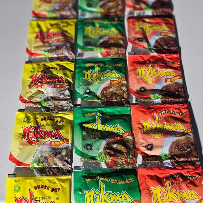 

New Mix Paket Bumbu Masak Padang - Rendang, Sop, Gulai (36 Sachet) Halal Spesial Bumbu Asli Minang