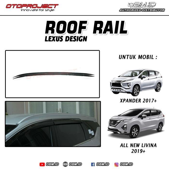 DISKON Roof Rail Roofrail Lexus design Xpander Livina Thule Cross Bar Edge
