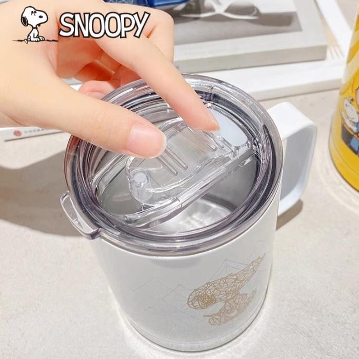 Gelas Snoopy / Mug Stainless Snoopy / Cangkir Snoopy Import