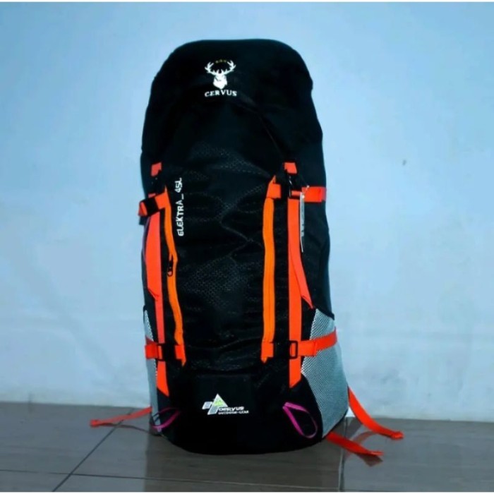Tas Carrier elektra 45Liter Tas Ransel Gunung Cervus ORI Tas Hiking Camping Kapasitas 45L Tas Gunung