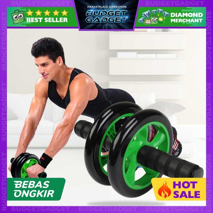 Alat Fitness Fitness Roller Sixpack Roda Perut Gym