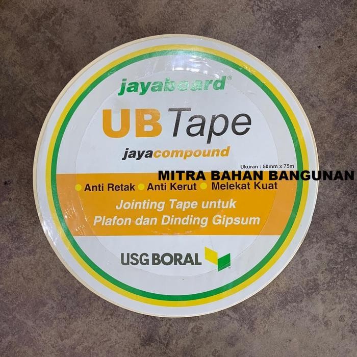 Ready Ub Tape Jayaboard / Kain Kassa Gypsum / Textile Tape Jayaboard 75 M