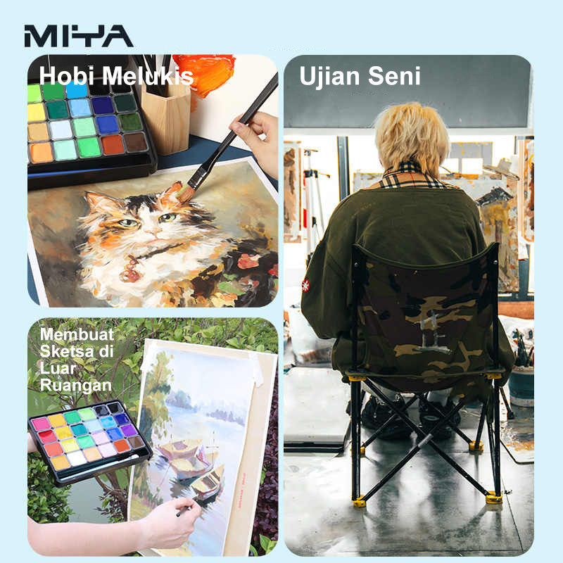 

Miya Gouache Gouache Set Cat 24/36 Warna 30ml Cat Untuk Cat Air Perlengkapan Seni Murid