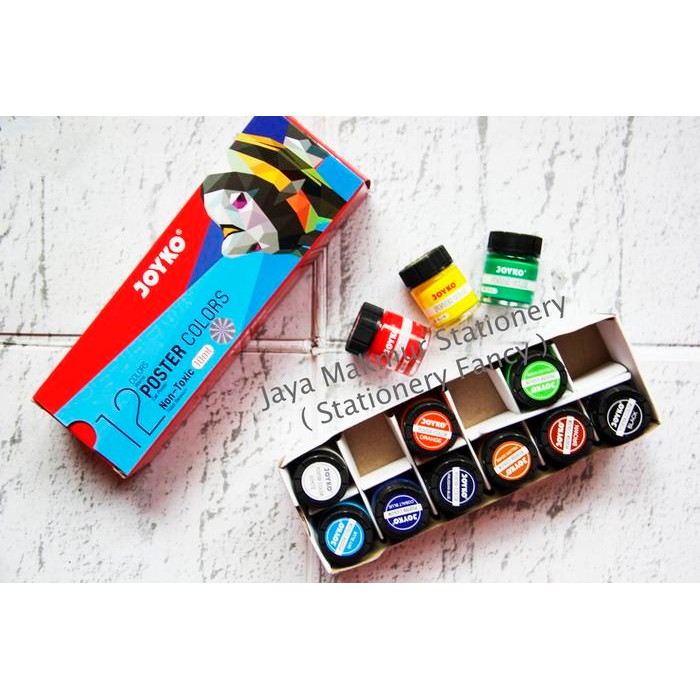 Cat poster (poster color) TITI set 12 warna 10ml