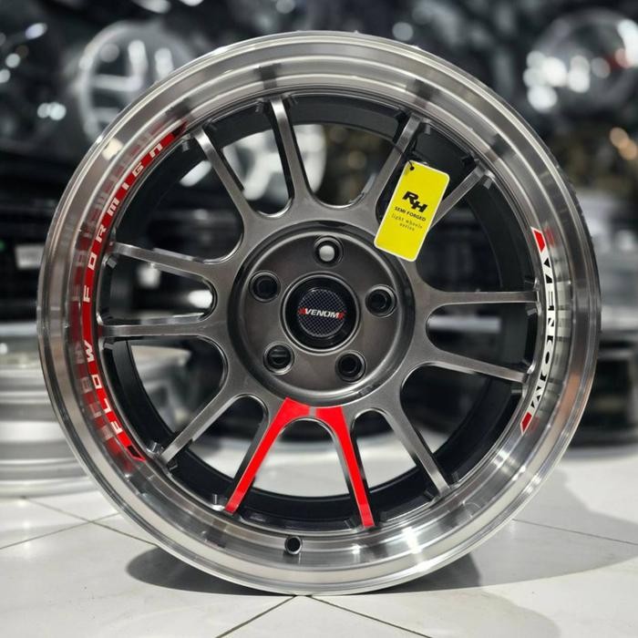 velg mobil r17 VENOM FLOW FORMING velg racing ring 17 rush terios civic hrv xpander juke alphard