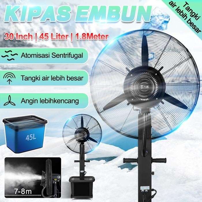 SPRAY FAN /KIPAS MIST KIPAS /MISTY FAN/ KIPAS ANGIN SEMPROT AIR 45LITER/ 30" KIPAS ANGIN MIST FAN