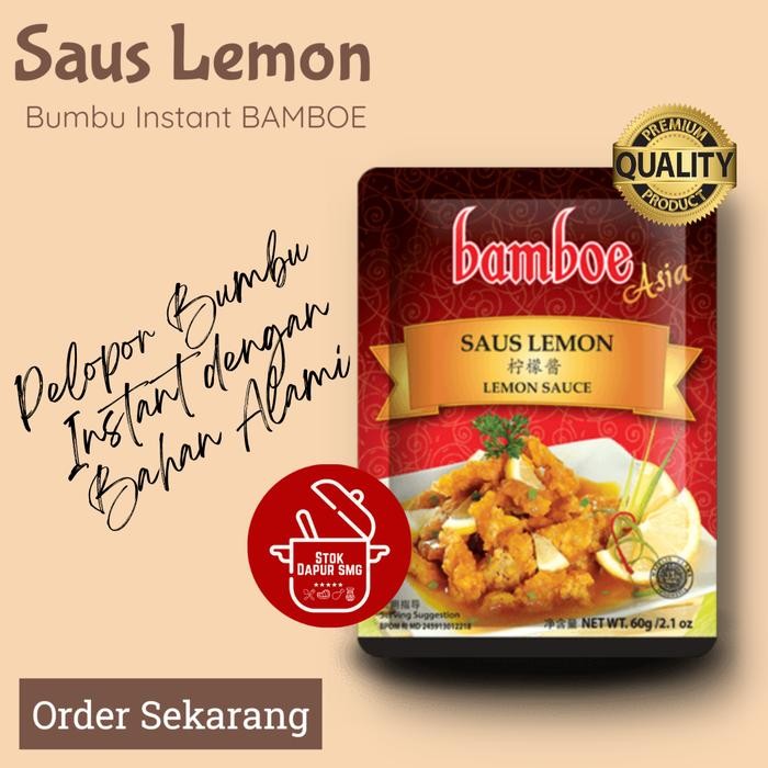 yang dicari] Bumbu Dapur Masak Instan BAMBOE Asia SAUS LEMON 60gr