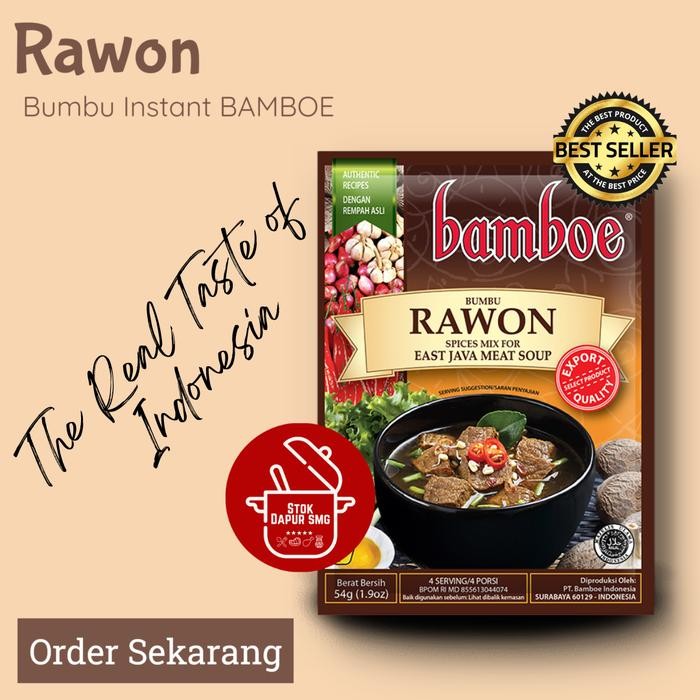 

#####] Bumbu Masak Instan BAMBOE Indonesia Export Quality RAWON 54gr