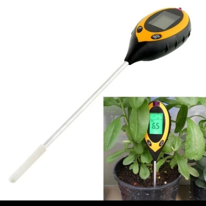 Evergreeeen Alat Pengukur Ph Tanah Digital + Battery
