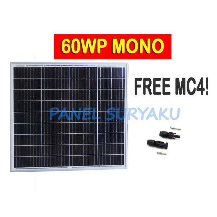 Solar Panel 60wp Monocrystalline Harga Promo