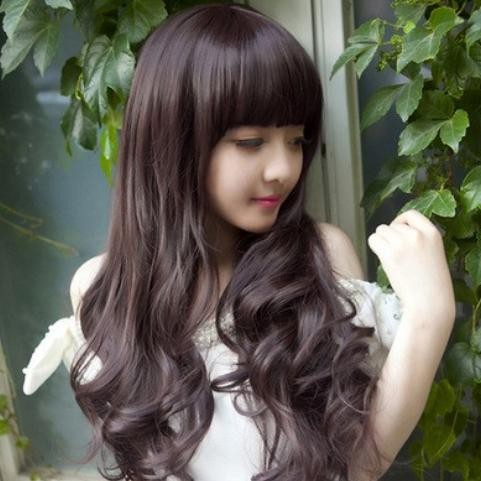 Rambut Palsu / Wig Panjang Keriting Bergelombang BLONDE