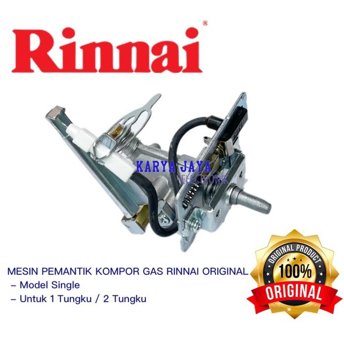 Pemantik Kompor Gas Rinnai Original Model Single / Mesin Pemantik Rinnai 1 Tungku / 2 Tungku