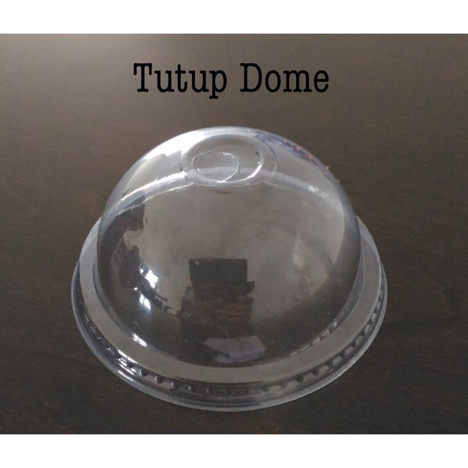 [50 PCS] Tutup Gelas Cembung / Tutup Dome Merk Bintang / Tutup Gelas Pop Ice / Tutup Gelas Oz