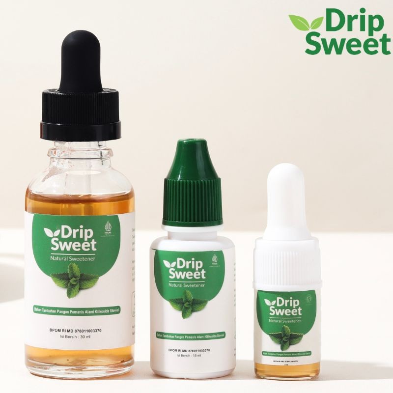 

DripSweet Gula Stevia Pemanis Alami Cair 15ml