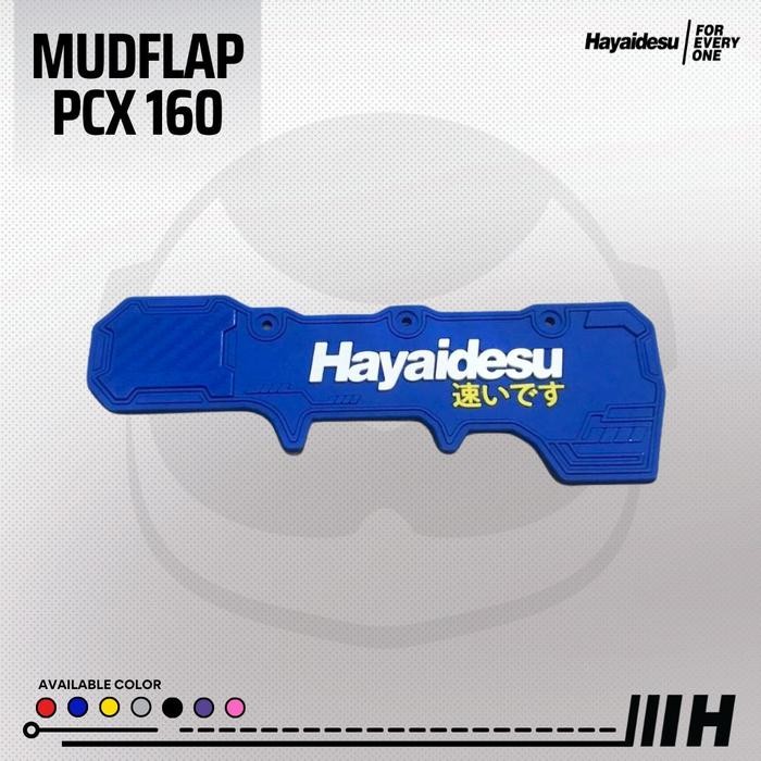 [abs] - Hayaidesu MudFlap Honda PCX 160 (2021-2025) Penahan Lumpur