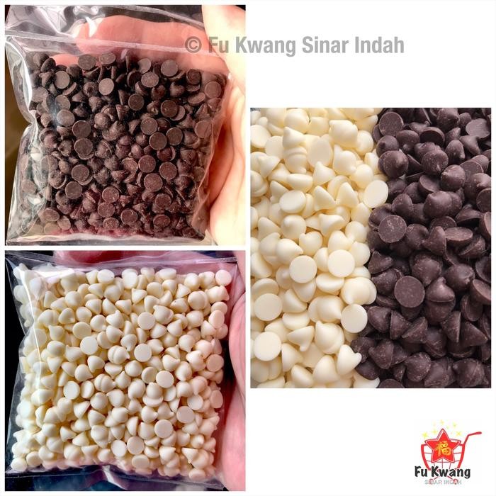 

Kualitas No1 Elmer Dark Choco Chips White Choco Chips 500 Gram