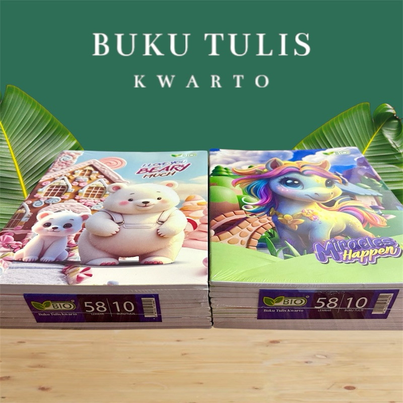

Buku Tulis 58 Lembar 10 PCS
