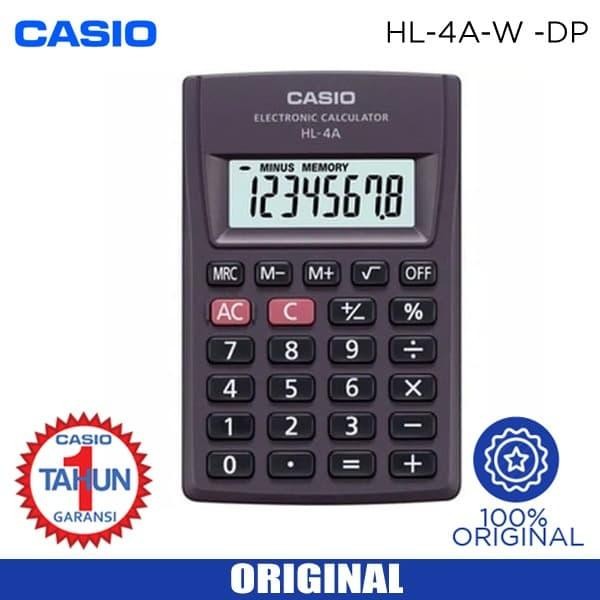 

GotSeef Calculator CASIO HL 4A