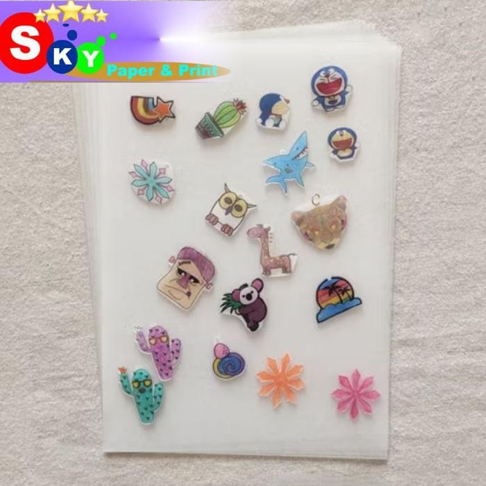 

Kertas Shrink Paper Premium Heat Hot Diy Transparan Plastic Gambar Dan Printable #Gratisongkir