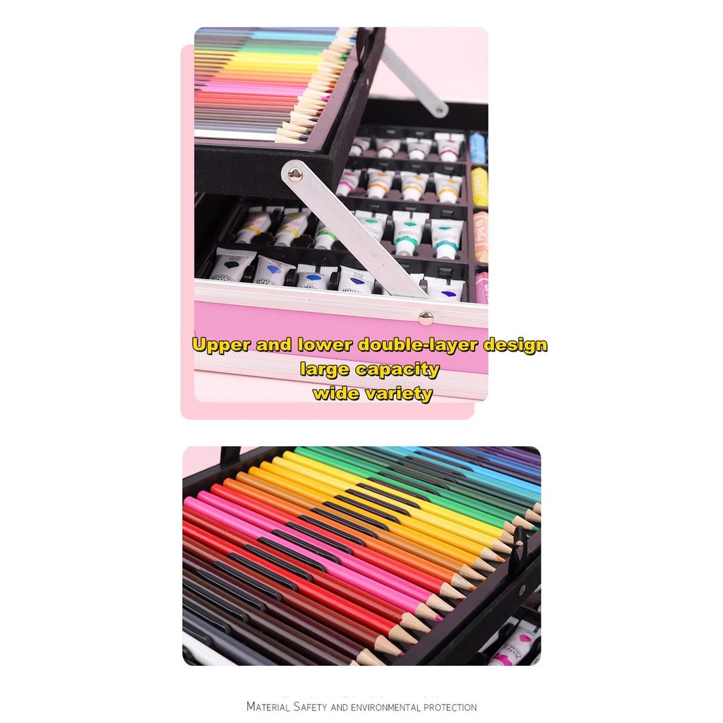 

Crayon Art Set Koper Crayon Mewarnai Anak Alat Lukis Untuk Sekolah #Gratisongkir