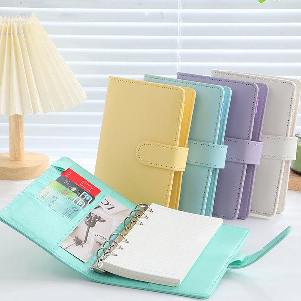 

A5 Budget Binder,Mini Photocard Binder For A5 Filler Paper, Loose Leaf Personal Planner Binder With
