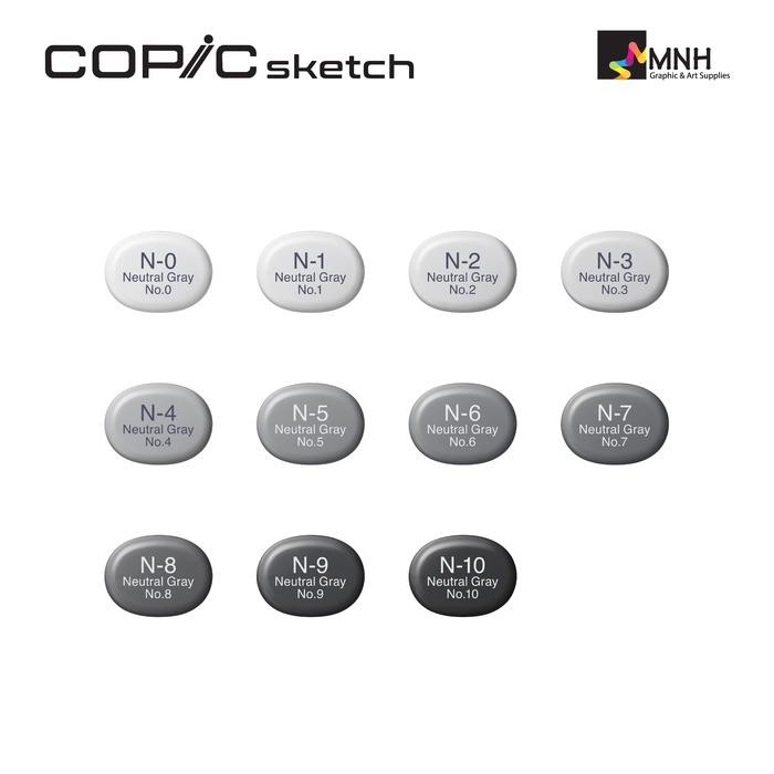 

Copic Sketch Marker Neutral Grey (Satuan) N0 #Gratisongkir