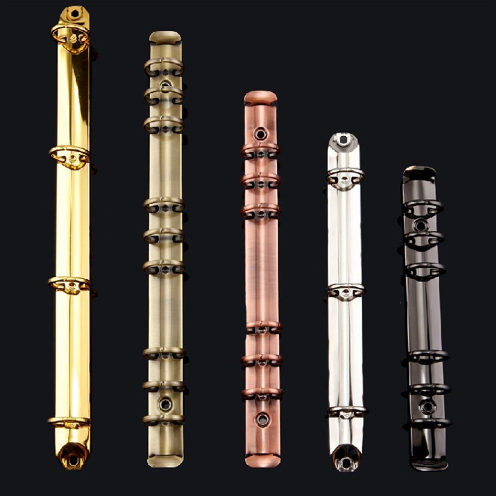 

A4/B5/A5/A6/A7 Metal Loose-Leaf Binding Clips Colorful Spiral Binder File Folder Diy Album Diary
