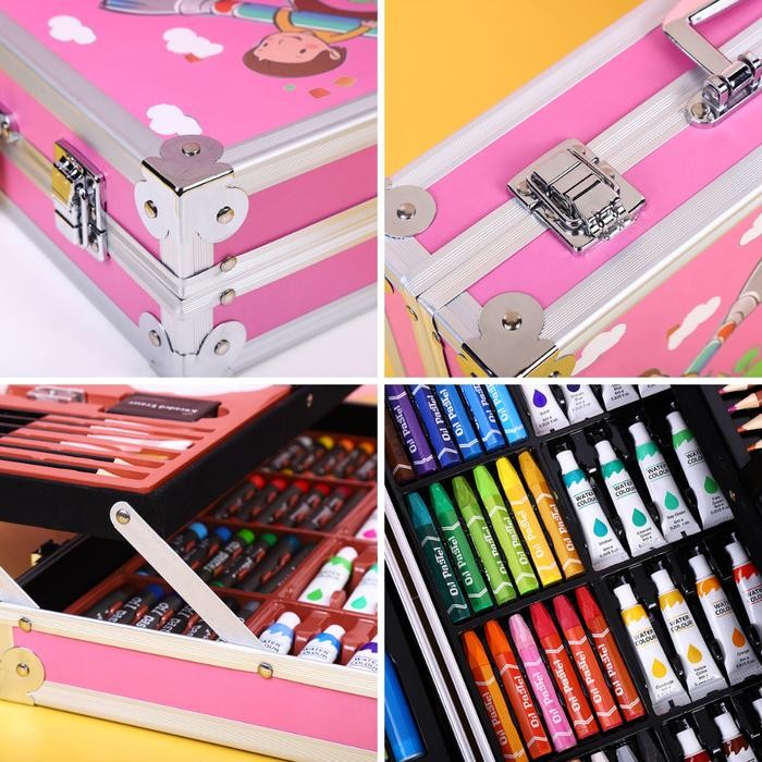 

Crayon Set 145Pcs Model Koper Krayon Set Anak 145Pcs #Gratisongkir