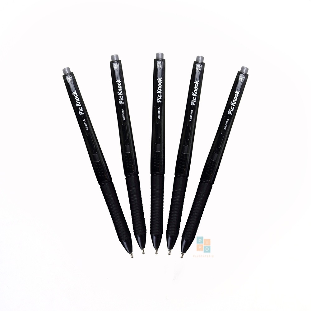 

ZE - Pena Semi Gel Pic Knock 0.7mm. - Hitam - Lusin
