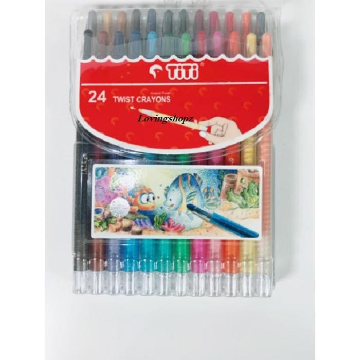 

Twist Crayon Titi/Crayon Titi Puter/Krayon Titi Puter Isi 24 #Gratisongkir