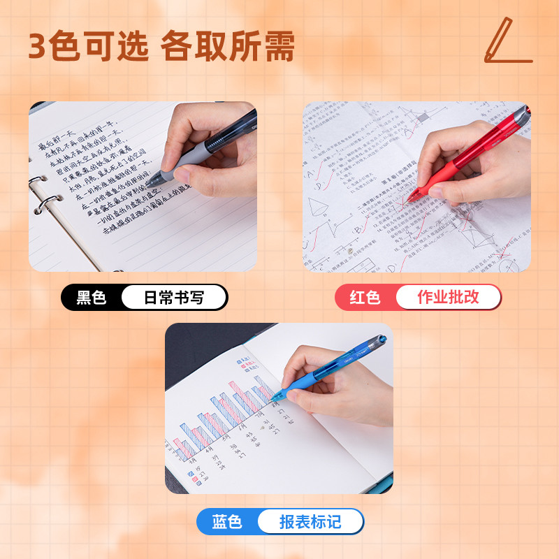 

Deli Retractable Gel Pen Rill / Isi Ulang Tinta Pulpen Gel Cetek 0.5 mm Isi 20 Pcs Needle Tip