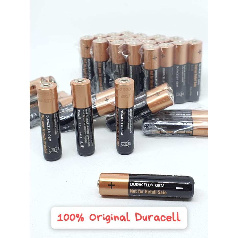 H0M3Sweet- Battery Aa 2A Duracell Batteries Alkaline Alcaline Mainan Tamiya Ori