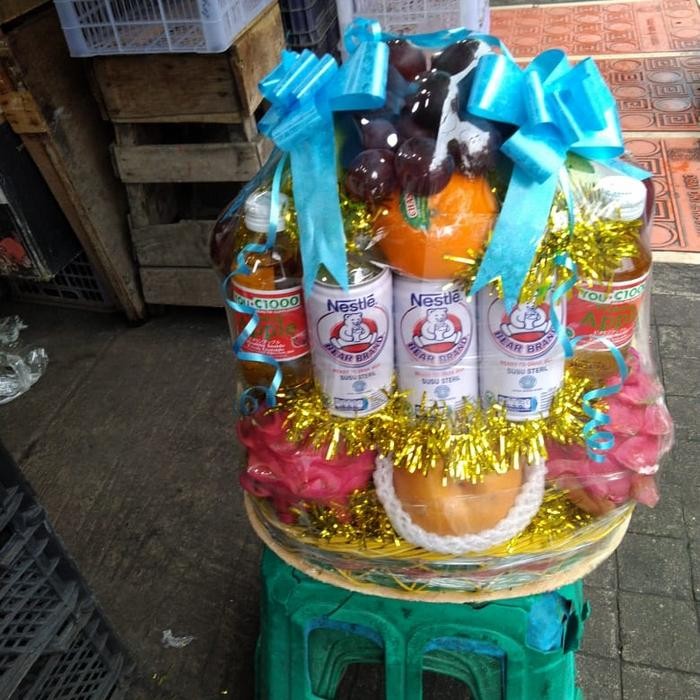 

Murah buah parcel you c bear brand Ready