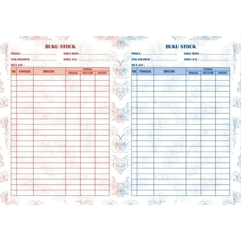 

buku olshop / buku penjualan 1 SET ( 4 buku ) pembukuan / penjualan / buku stok / list order