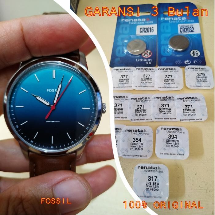Baterai jam tangan fossil original batre jam tangan original