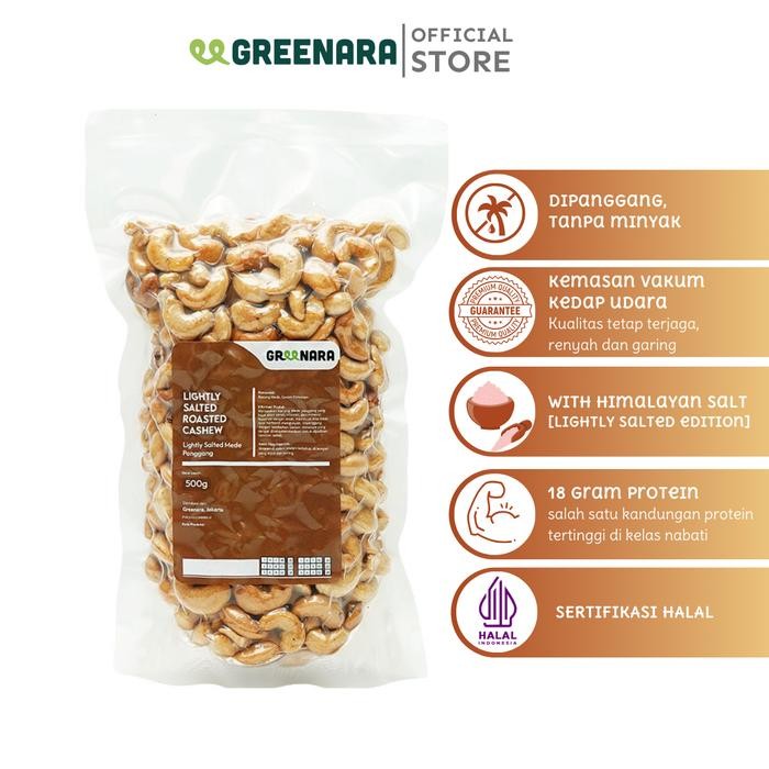 

PastikanTerjaminMutunya- Lightly Salted Roasted Cashew 500gr / Mede Panggang Asin