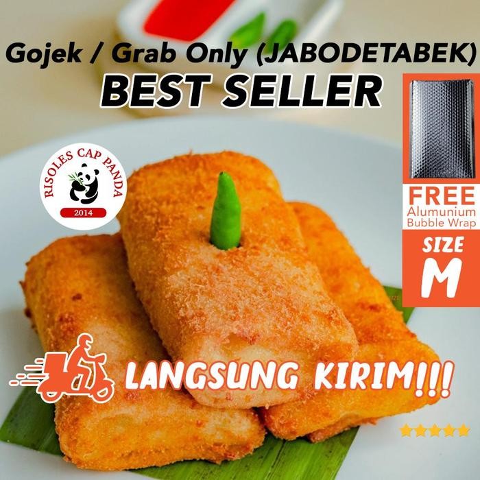 

PastikanTerjaminMutunya- RISOLES FROZEN Risol Rogut Ayam RISOLES CAP PANDA isi 6 PCS