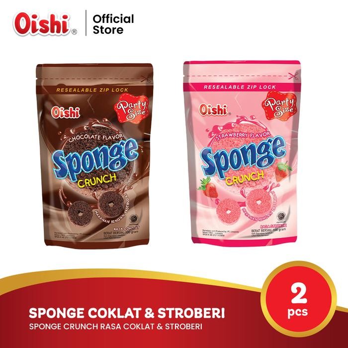 

PastikanTerjaminMutunya- Sponge Crunch Rasa Coklat & Stroberi