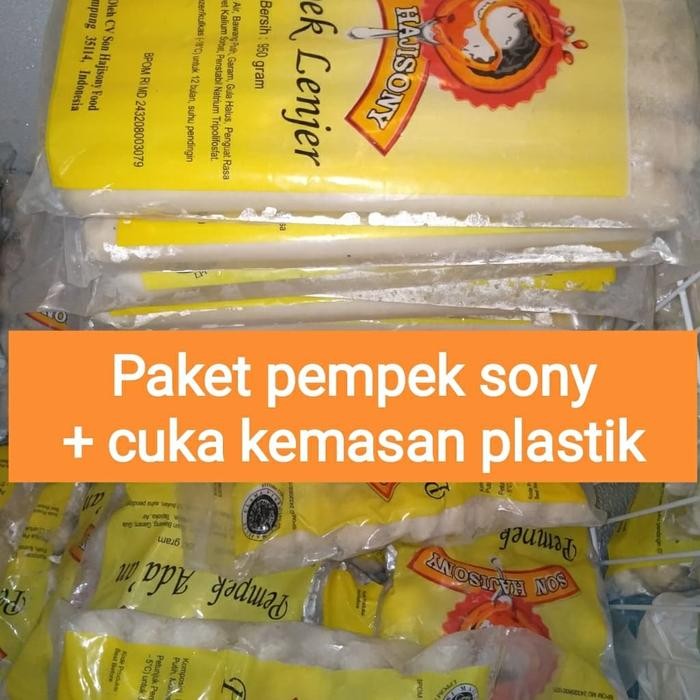 

PastikanTerjaminMutunya- PEMPEK SON H. SONY LAMPUNG CUKA KEMASAN PLASTIK