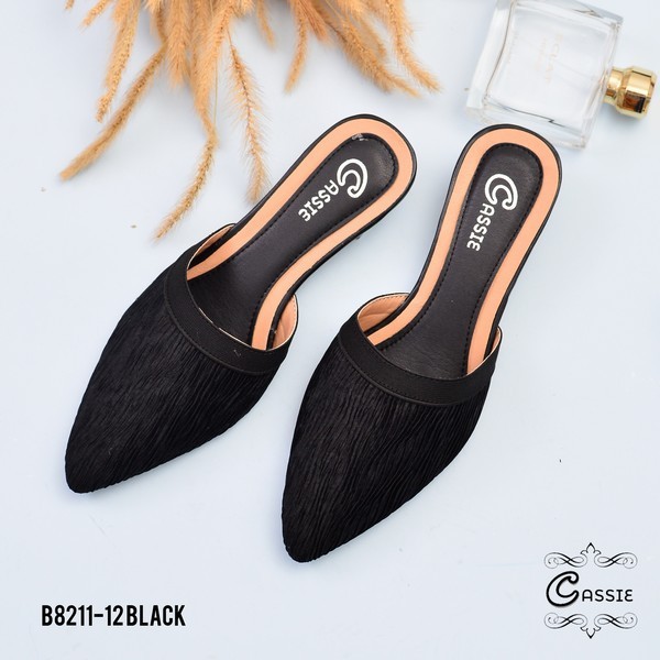 CASSIE FlatShoes Wanita Import Terbaru Pum Sepatu Flat Shoes OFFICE ( B8211-12 ) Sendal Flat shoes