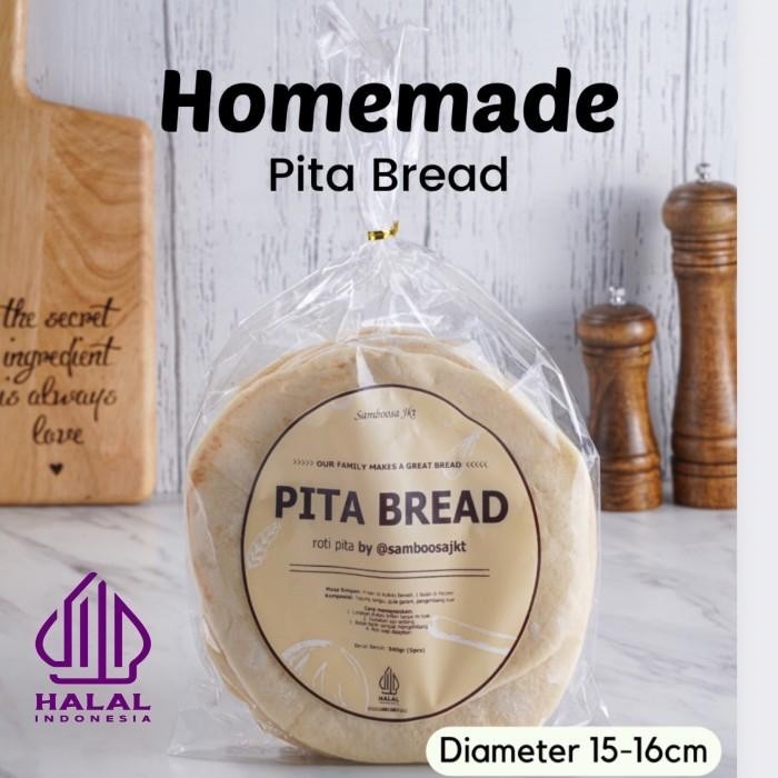 

PastikanTerjaminMutunya- Roti Pita Bread isi 5pcs( frozen) .