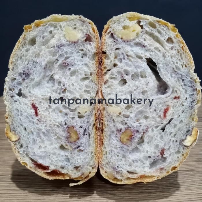 

PastikanTerjaminMutunya- Sourdough Cranberry Walnut, roti gandum, roti sehat