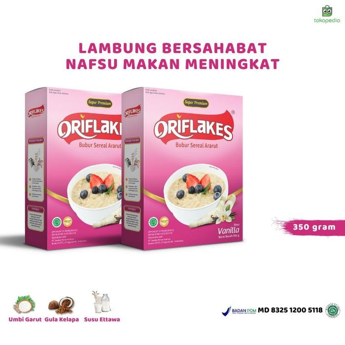 

PastikanTerjaminMutunya- ORIFLAKES SEREAL KESEHATAN SOLUSI ASAM LAMBUNG 350 GRAM - VANILLA