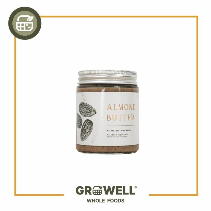 

PastikanTerjaminMutunya- Growell Almond Butter 100% Natural 200Gr