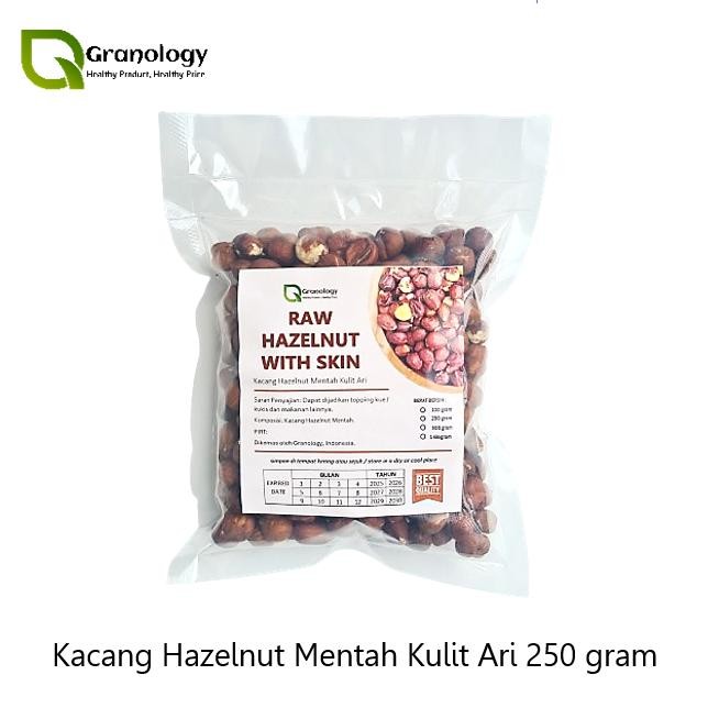 

PastikanTerjaminMutunya- Kacang Hazelnut Mentah / Raw Hazelnut - 250 gram